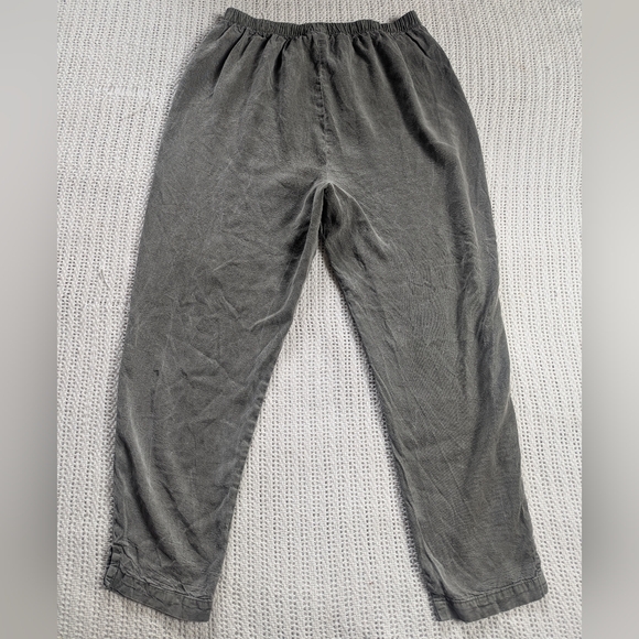 Cotton Studio Tencel Rayon Tapered Leg Elastic Waist Pants Women's Lg Lagenlook - Picture 2 of 9